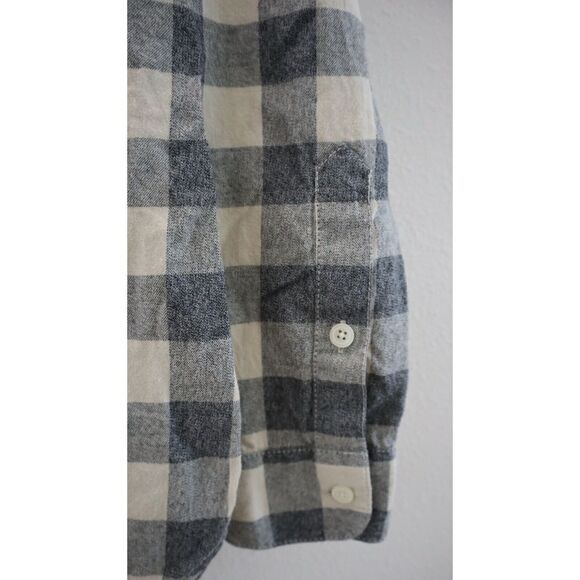 Madewell Women's Sz S Buffalo Check Classic Ex-boyfriend Button-Back Shirt $78 - Picture 3 of 7
